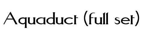 Aquaduct (full set)