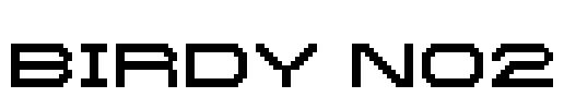 Birdy No2 Font Image