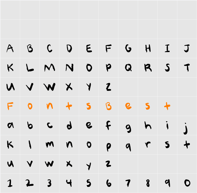 Better Sweet Character Map