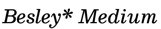 Besley* Medium