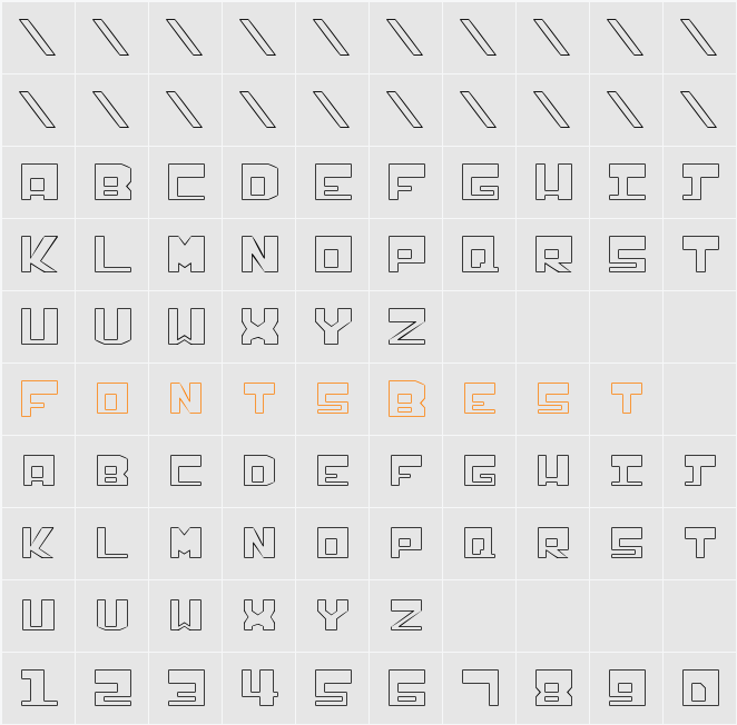 Infection Character Map