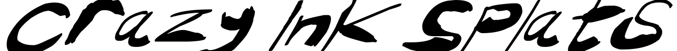 Crazy Ink Splats