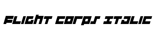 Flight Corps Italic