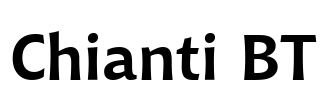 Chianti BT Font Image