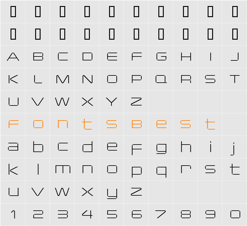 Changeling Light Character Map