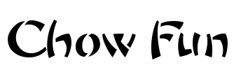 Chow Fun Font Image