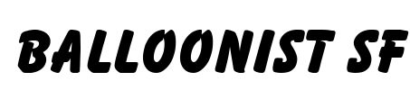 Balloonist SF Font Image