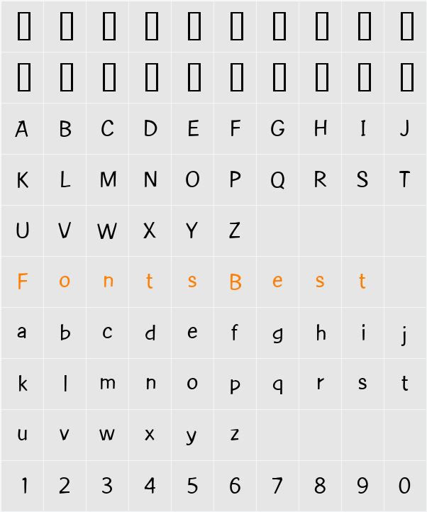 DSU_DokYa Character Map