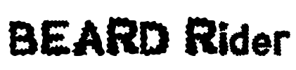 BEARD Rider Font Image