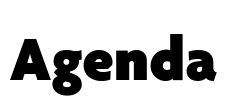 Agenda