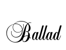 Ballad Font Image