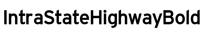 IntraStateHighwayBold