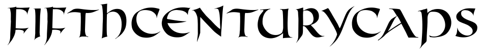 FifthCenturyCaps Font Image