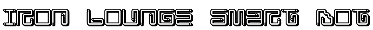 Iron Lounge Smart Dot Font Image