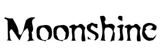 Moonshine Font Image