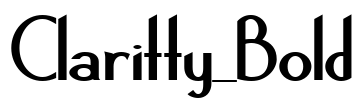 Claritty_Bold Font Image