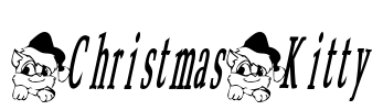 ChristmasKitty Font Image