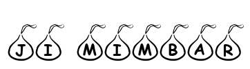 JI-Mimbar Font Image