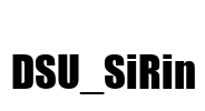 DSU_SiRin Font Image