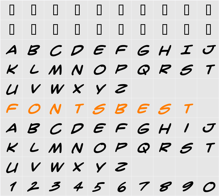 CrimeFighter BB Character Map