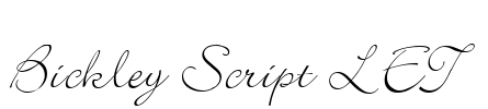 Bickley Script LET