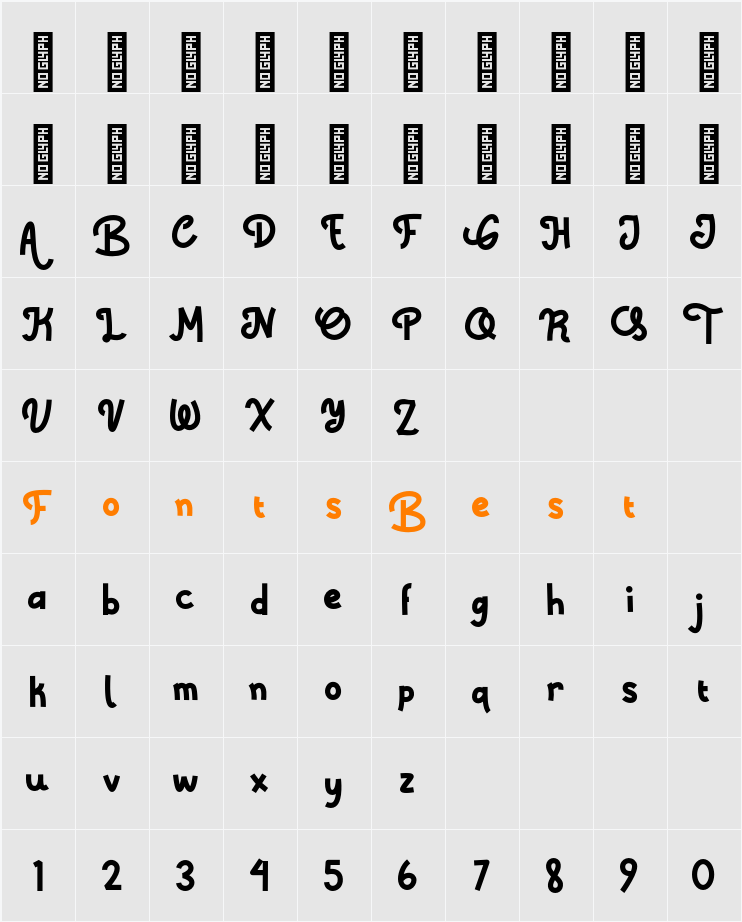 After Smile Character Map