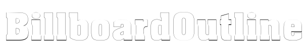 BillboardOutline Font Image