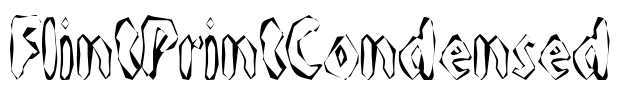 FlintPrintCondensed