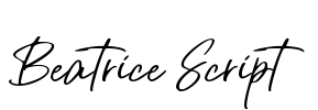 Beatrice Script Font Image
