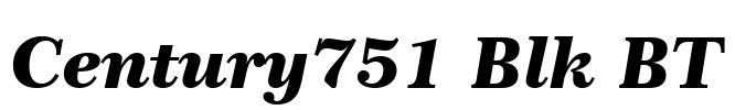 Century751 Blk BT