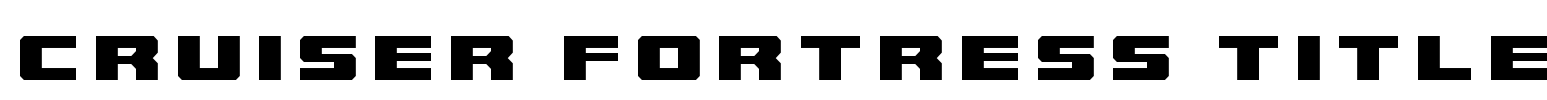 Cruiser Fortress Title