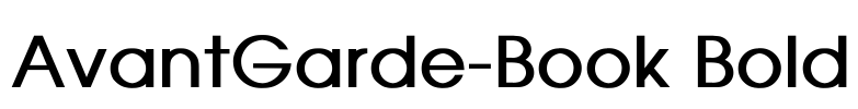 AvantGarde-Book Bold