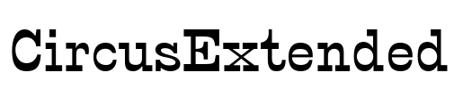 CircusExtended Font Image