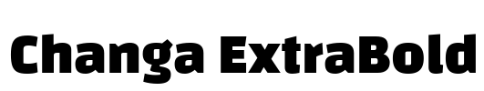 Changa ExtraBold