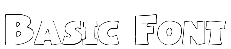 Basic Font Font Image