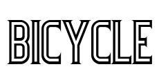 Bicycle Font Image