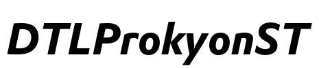 DTLProkyonST Font Image