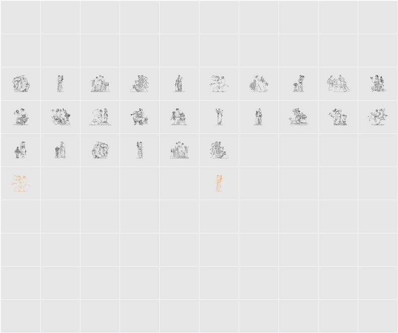 ClassicSketches Character Map
