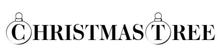 ChristmasTree Font Image