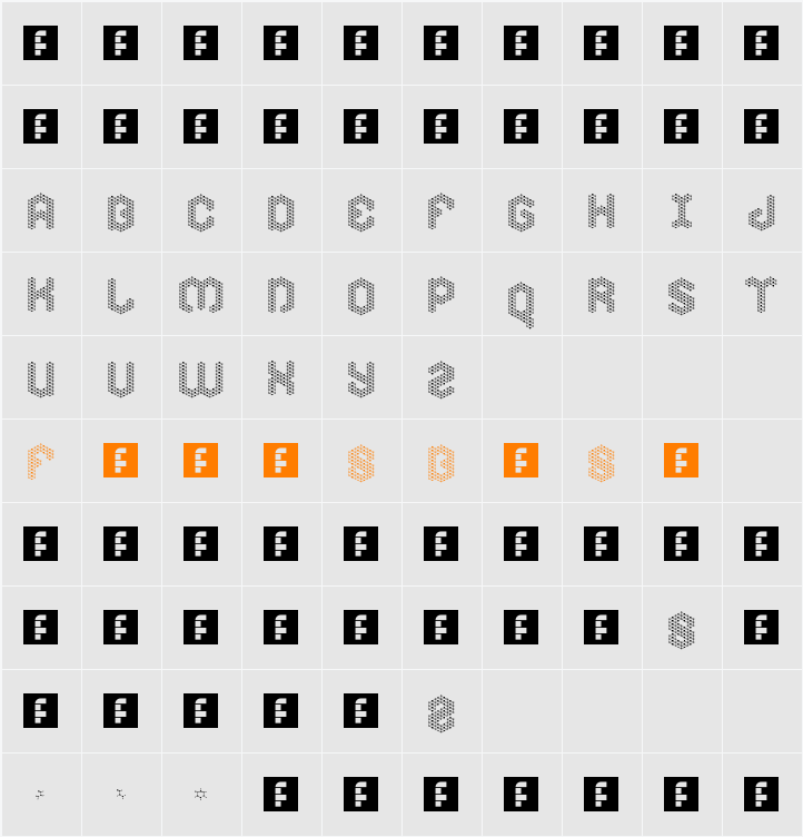 Molecular Complex 2 Character Map