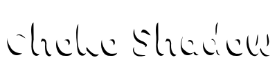 Choko Shadow Font Image
