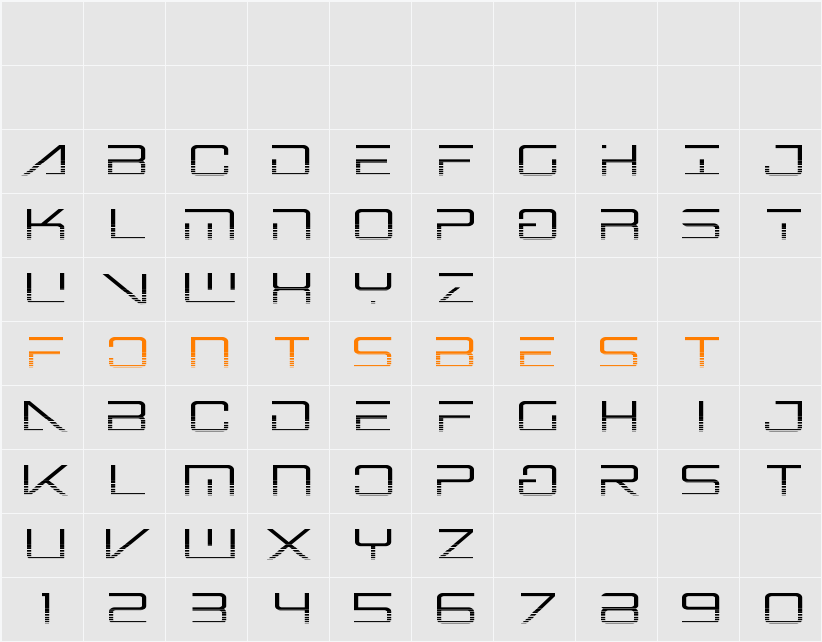 Banshee Pilot Halftone Character Map