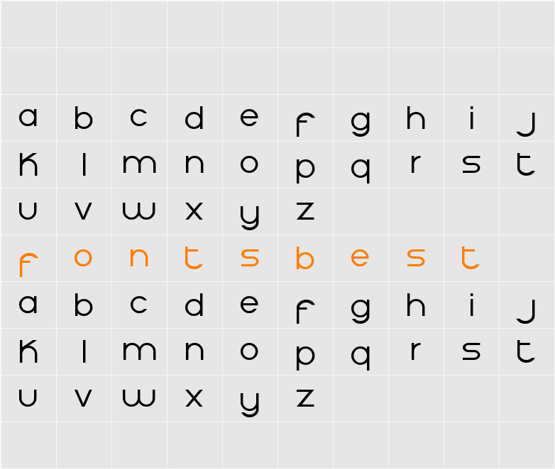 Moiser Character Map