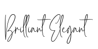 Brilliant Elegant Font Image
