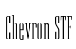 Chevron STF Font Image