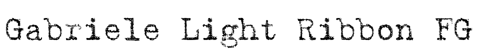 Gabriele Light Ribbon FG