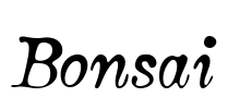 Bonsai Font Image