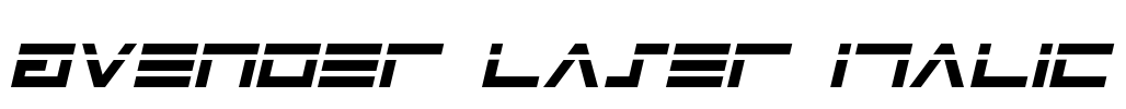 Avenger Laser Italic