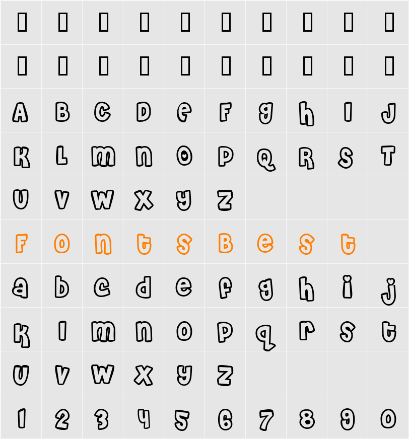 Cheri Liney Character Map