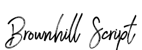 Brownhill Script Font Image